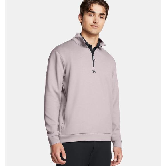 NWT Under Armour Men's UA Drive Midlayer Pullover in Tetra Grey size Small - Picture 2 of 7